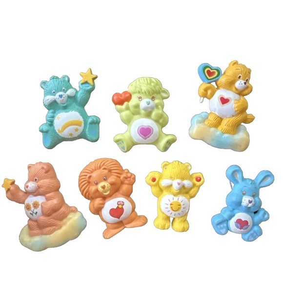 Vintage 1980s Carebear Magnets Lot (7) - Picture 1 of 1